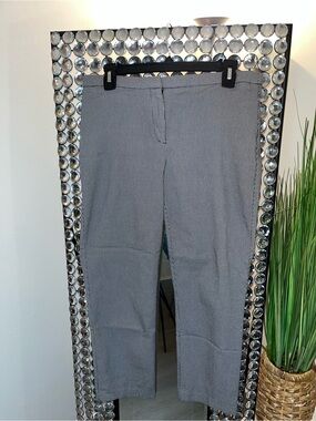 Dalia Black White Check Pattern Legging Pants Women's Size Medium